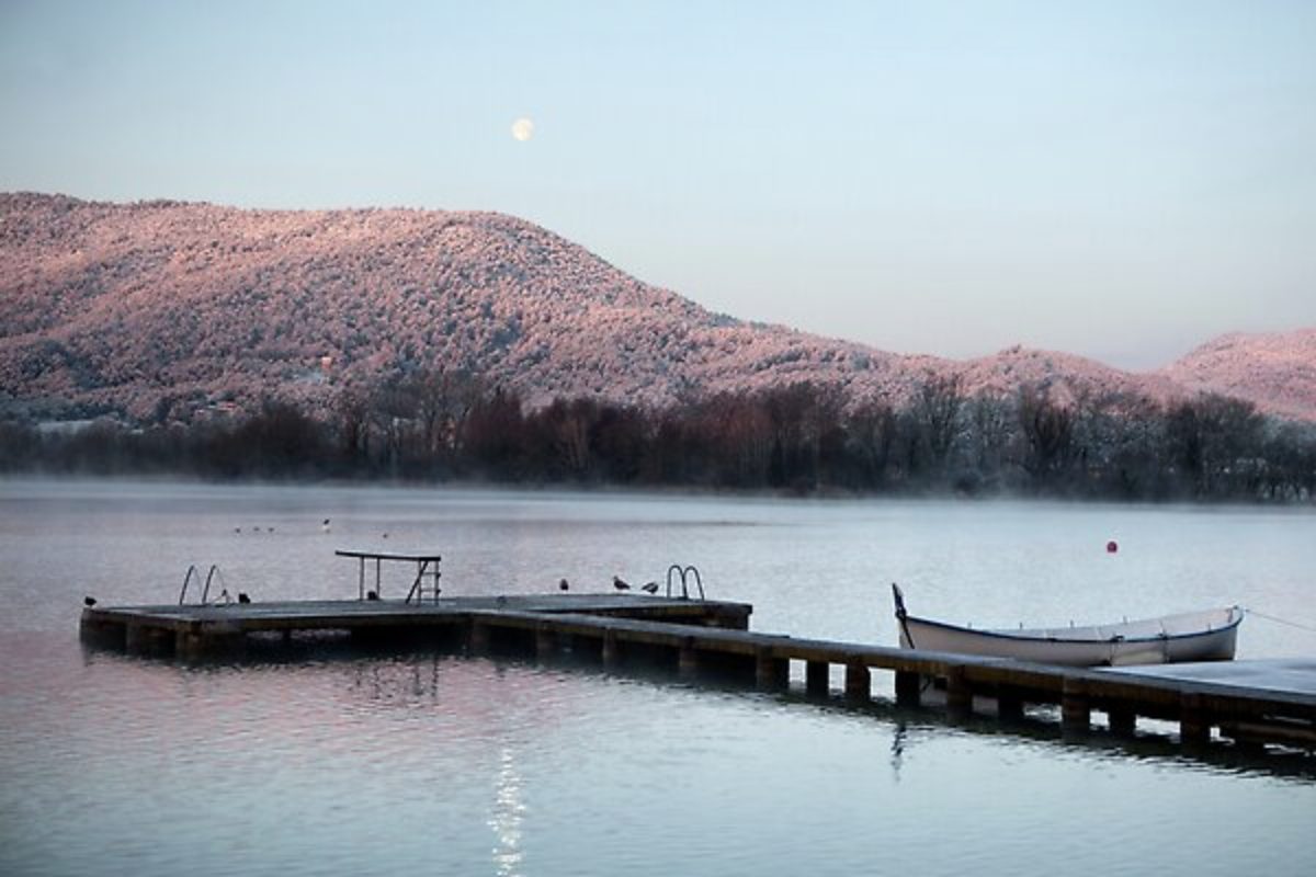 Comprar fotografía artística paisaje lago banyoles